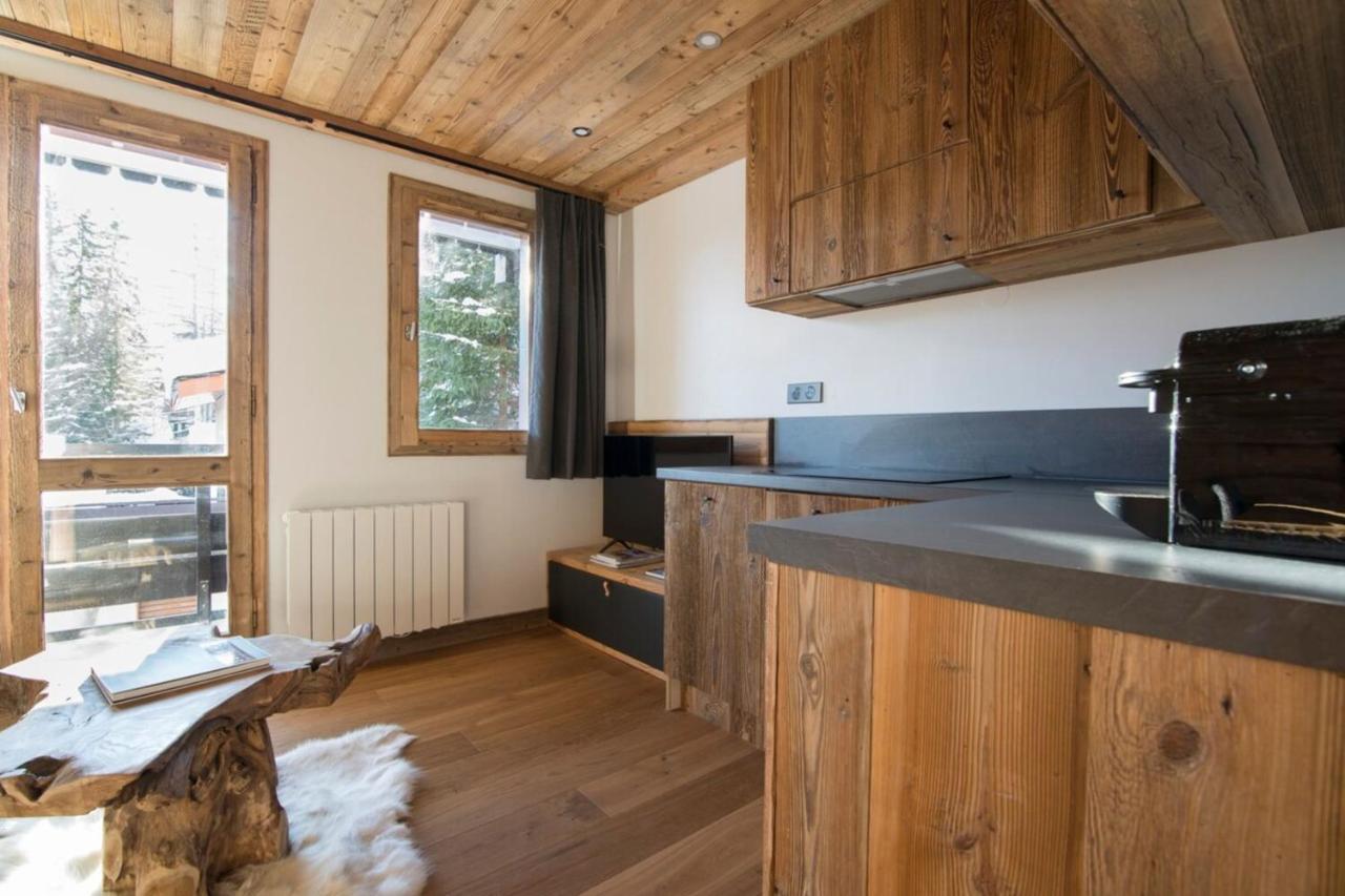 Les Brigues - Appartement Avec Vue Sur La Montagne Et Acces Aux Pistes Courchevel Exteriér fotografie