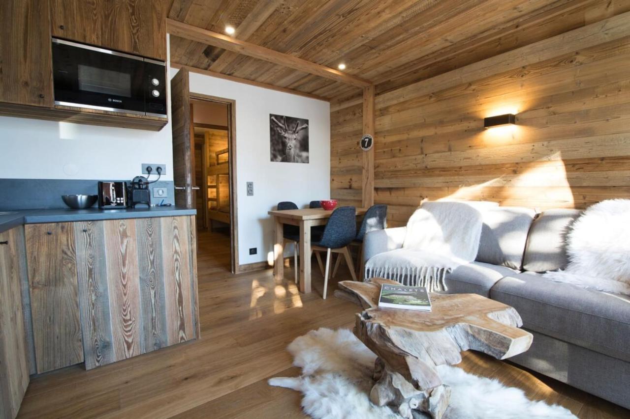 Les Brigues - Appartement Avec Vue Sur La Montagne Et Acces Aux Pistes Courchevel Exteriér fotografie
