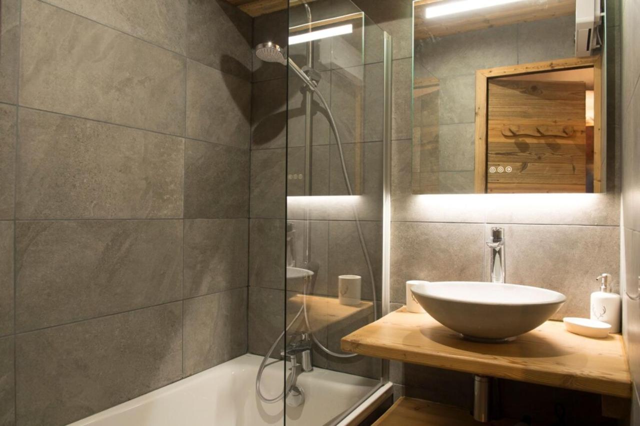 Les Brigues - Appartement Avec Vue Sur La Montagne Et Acces Aux Pistes Courchevel Exteriér fotografie